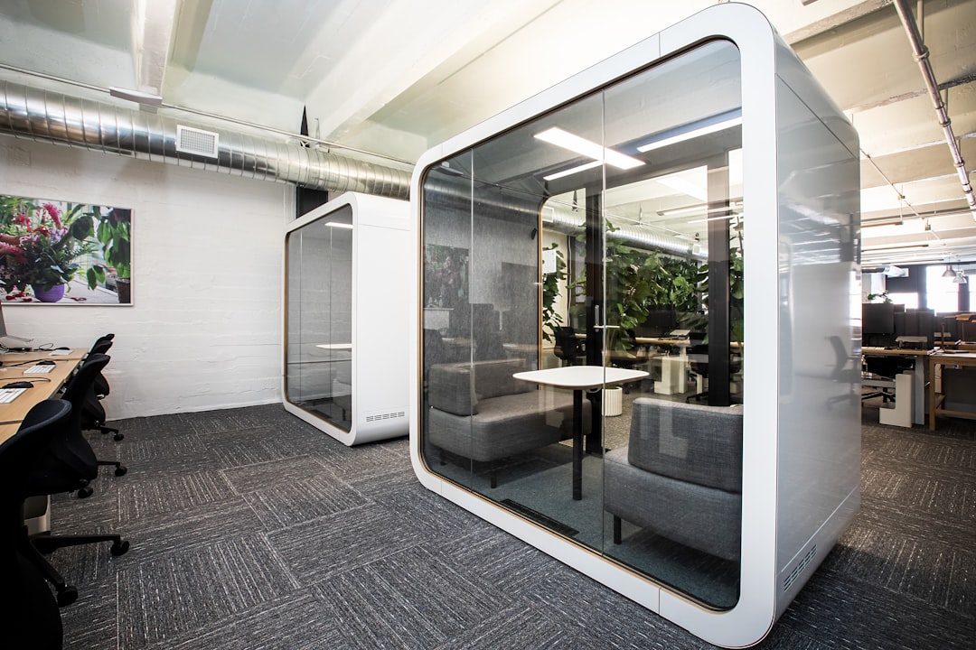 Modern office collaboration space