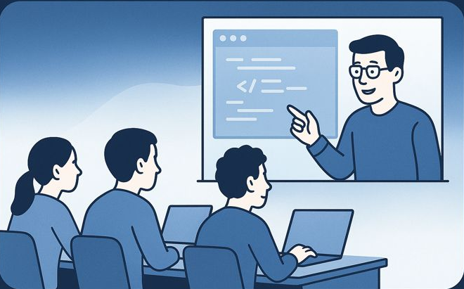 Airocode trainer teaching students